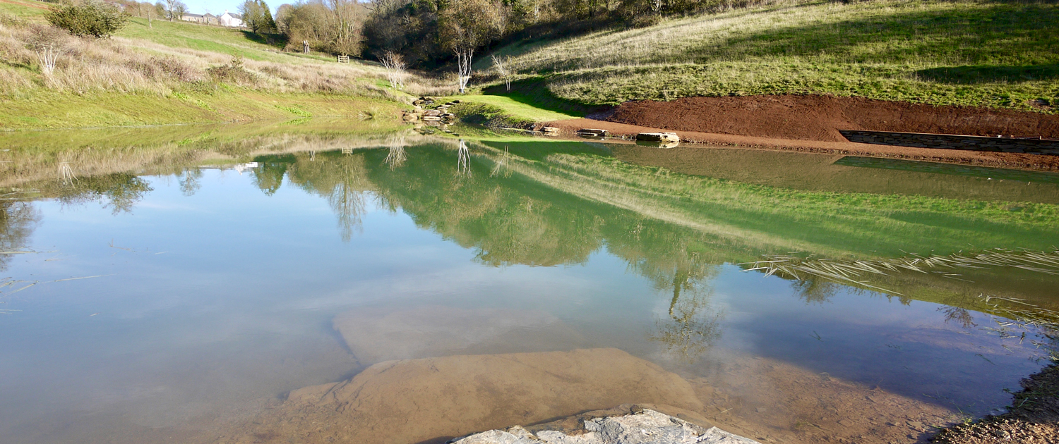 Waterscape engineers Devon | Pond & lake construction - EarthForm