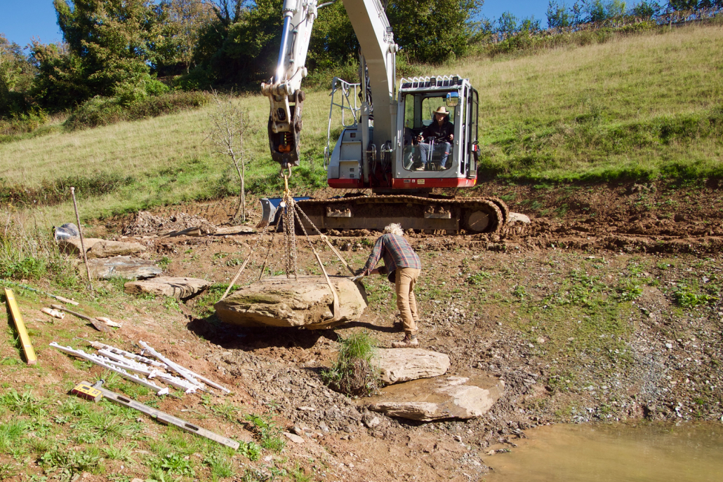Waterscape & water feature stone-work experts South Devon - Earthform