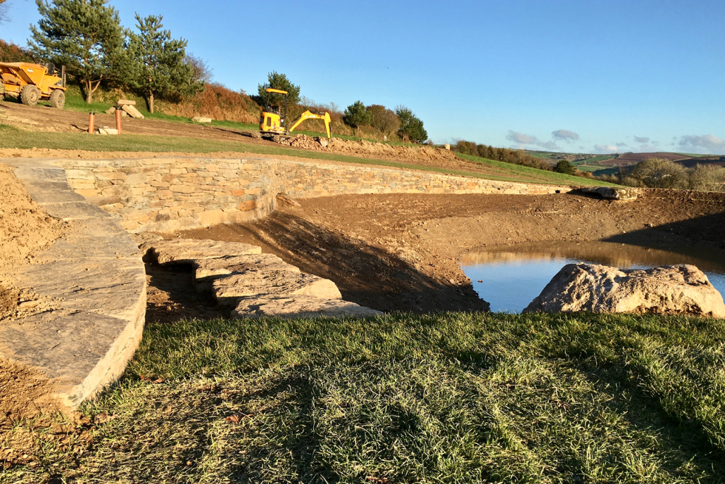 Natural pond construction & waterscape experts South Devon