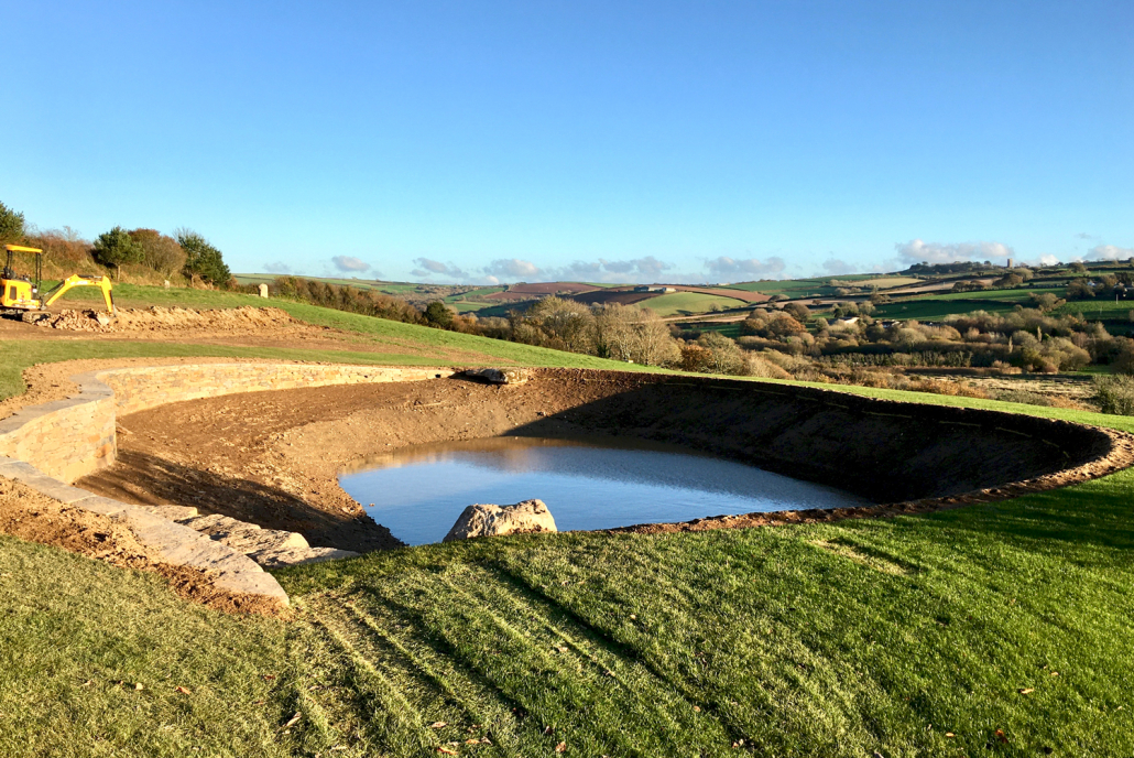 Specialist pond construction company Devon | waterscape & landscaping