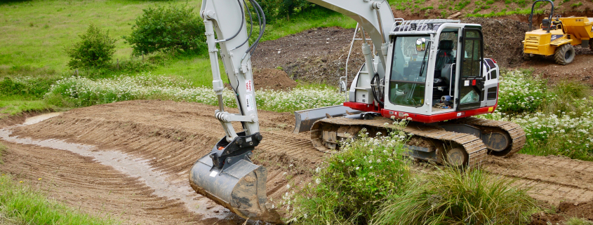 Earthworks, grading & levelling of gardens, lawns & playing fields South Devon