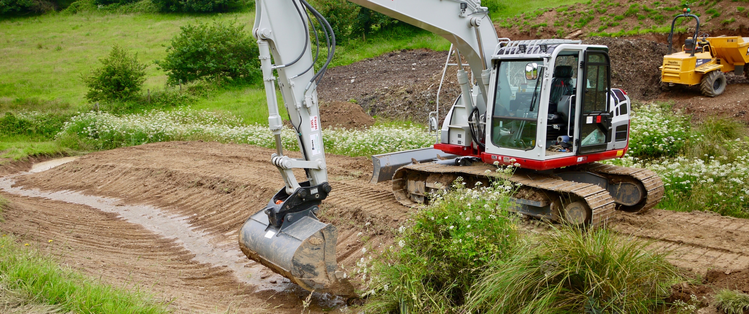 Earthworks, grading & levelling of gardens, lawns & playing fields South Devon
