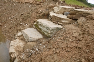 Pond & lake outflow design & pipe-work installers South Devon - Earthform