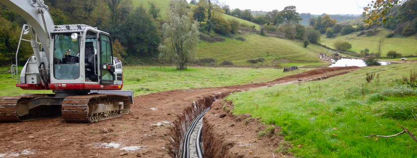 Service trenching Devon | Installers of electric cables, ducting & pipework