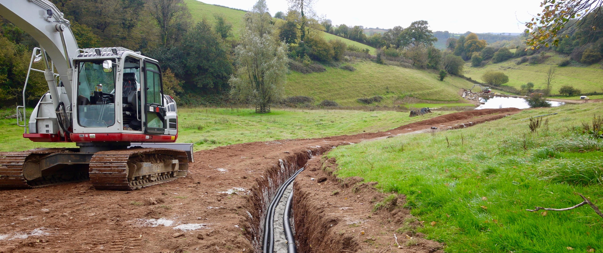 Service trenching Devon | Installers of electric cables, ducting & pipework