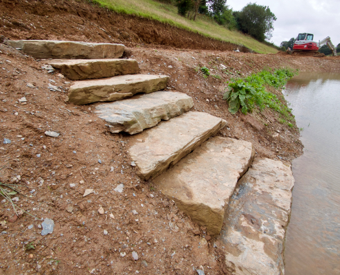 swim-ponds-lakes-photo2 Natural stone steps, swimming lakes & ponds South Devon