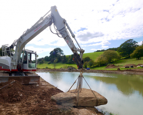 swim-ponds-lakes-photo3 Swimming lakes Devon & bespoke feature stone-work - Earthform